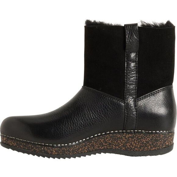 NEW Dansko McKenzie Shearling-Lined Boots - Leather in black (For Women 925 8s4 - Picture 6 of 9